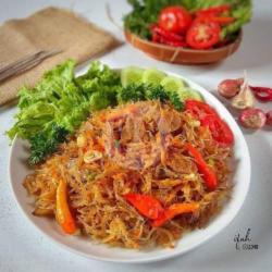Bihun Goreng Telor Ati Ampela Krupuk