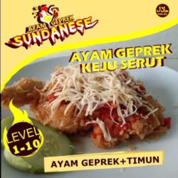 Ayam Geprek Keju Serut