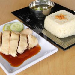 Singapore Chicken Rice Steam Chicken