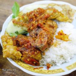 Penyetan Nasi Telor Tempe