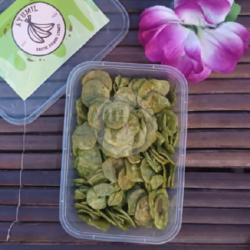 Keripik Pisang Lumer Rasa Matcha