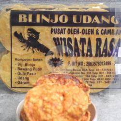 Paket Snack 2 Blinjo Udang Mentah Manis