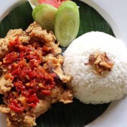 Ayam Geprek   Tempe Geprek Sambal Merah