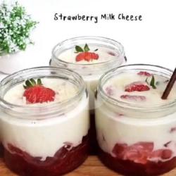 Strawberry Cheese Milk