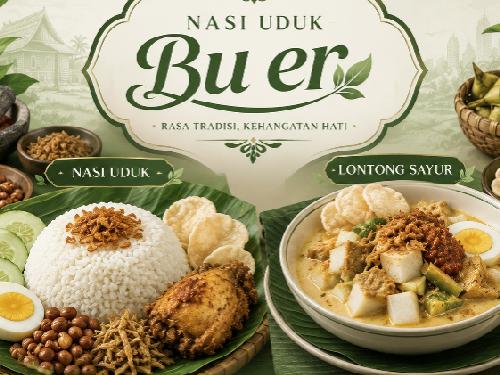 Nasi Uduk dan Lontong Sayur Bu er, Teluk Betung