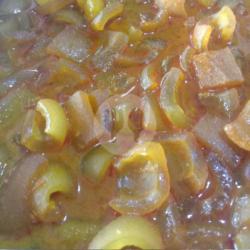 Kikil (kulit) Balado