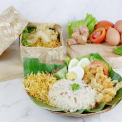Nasi Orak Arik Gurame Asam Manis