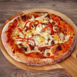 Barbeque Beef Pizza