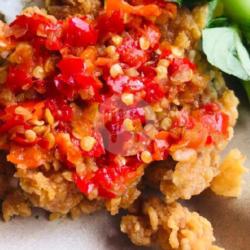 1 Pcs Ayam Crispy Sambal Merah/hijau