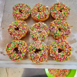 Donat Toping Meses Warna Warni