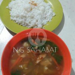 Nasi   Sop Ayam   Sayur