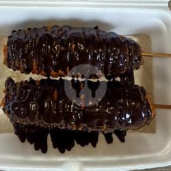 Corndog Pisang Toping Coklat