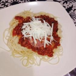 Spaghetti Bolognese Sosis Keju