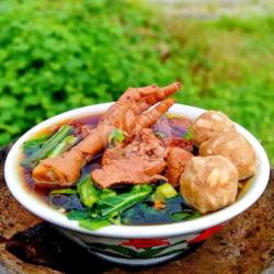 Sawi Ayam Bakso Cakar