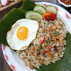 Nasi Goreng Telur Ikan Asin Super Pedas