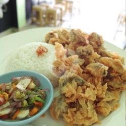 Nasi Chicken Pop Sambal Matah