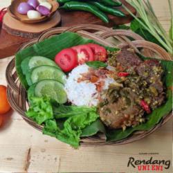 Nasi Dendeng Sambal Hijau