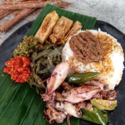 Nasi Padang Cumi Cabe Ijo