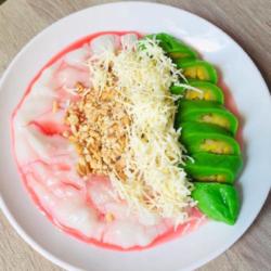 Es Pisang Ijo Kacang Keju