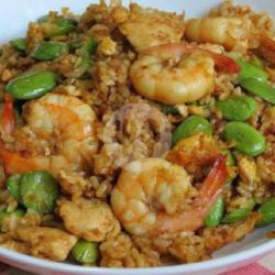 Nasi Goreng Udang Plus Pete