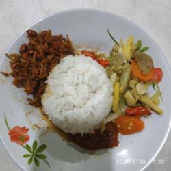 Paket Nasi Teri Balado