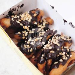 Pisang Special Glaze Chocolate Kacang