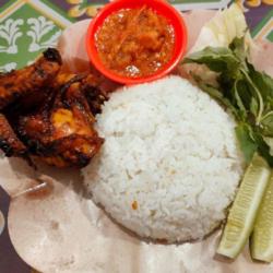 Ayam Bakar ( Dada ) Nasi Putih