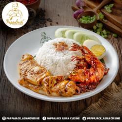 Nasi Lemak Sambal Cumi Udang