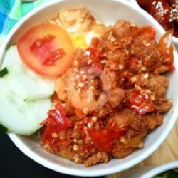 Rice Bowl Chicken Sambal Geprek