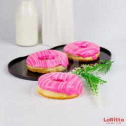 Donat Siram Strawberry