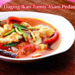 Daging Ikan Tumis Asam Pedas