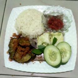 Nasi Terong Goreng Kremes