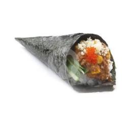 Crunchy Salmon Blackpepper Temaki