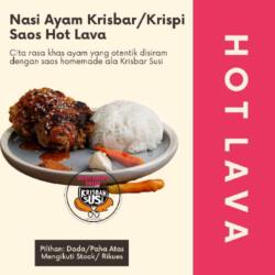 Nasi Ayam Saos Hot Lava