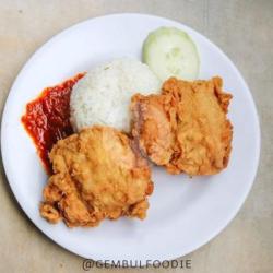 Paket Dua Ayam Fried Chiken