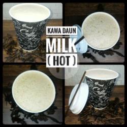 Kawa Daun Milk ( Panas )