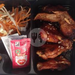 Nasi Bento Chicken Wings