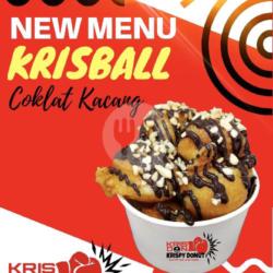 Mini Krispy Donut Coklat Kacang (paling Laku)