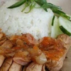 Nasi Sosis Penyet