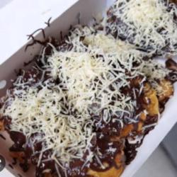 Pisang Krispy Coklat Keju