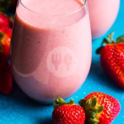 The Real Strawberry Milk Juice (strawberry Smoothie)