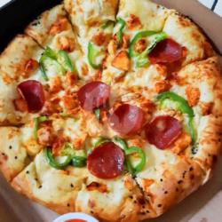 Chicken Tikka Pizza Medium 8 Potong 25cm