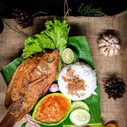 Nasi   Ikan Nila Goreng Serundeng