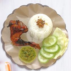 Combo Berdua Ayam Bakar Sambel Ijo