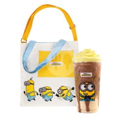 White Minions Totebag (run To You) & Dalgonana Choco (reguler Size)