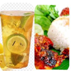 Nasi Ayam Bakar   Lemon Tea