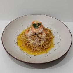 Citrus Garlic Shrimp Pasta