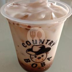 Choco Caramel Boba Fresh Milk