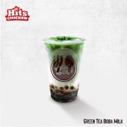 Greentea Boba Milk Machiato