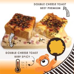 Double Cheese Toast Beef Premium